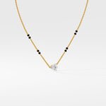 1 Ct Angular Pear Mangalsutra - House of Quadri