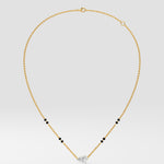 1 Ct Angular Pear Mangalsutra - House of Quadri