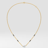1 Ct Angular Pear Mangalsutra - House of Quadri