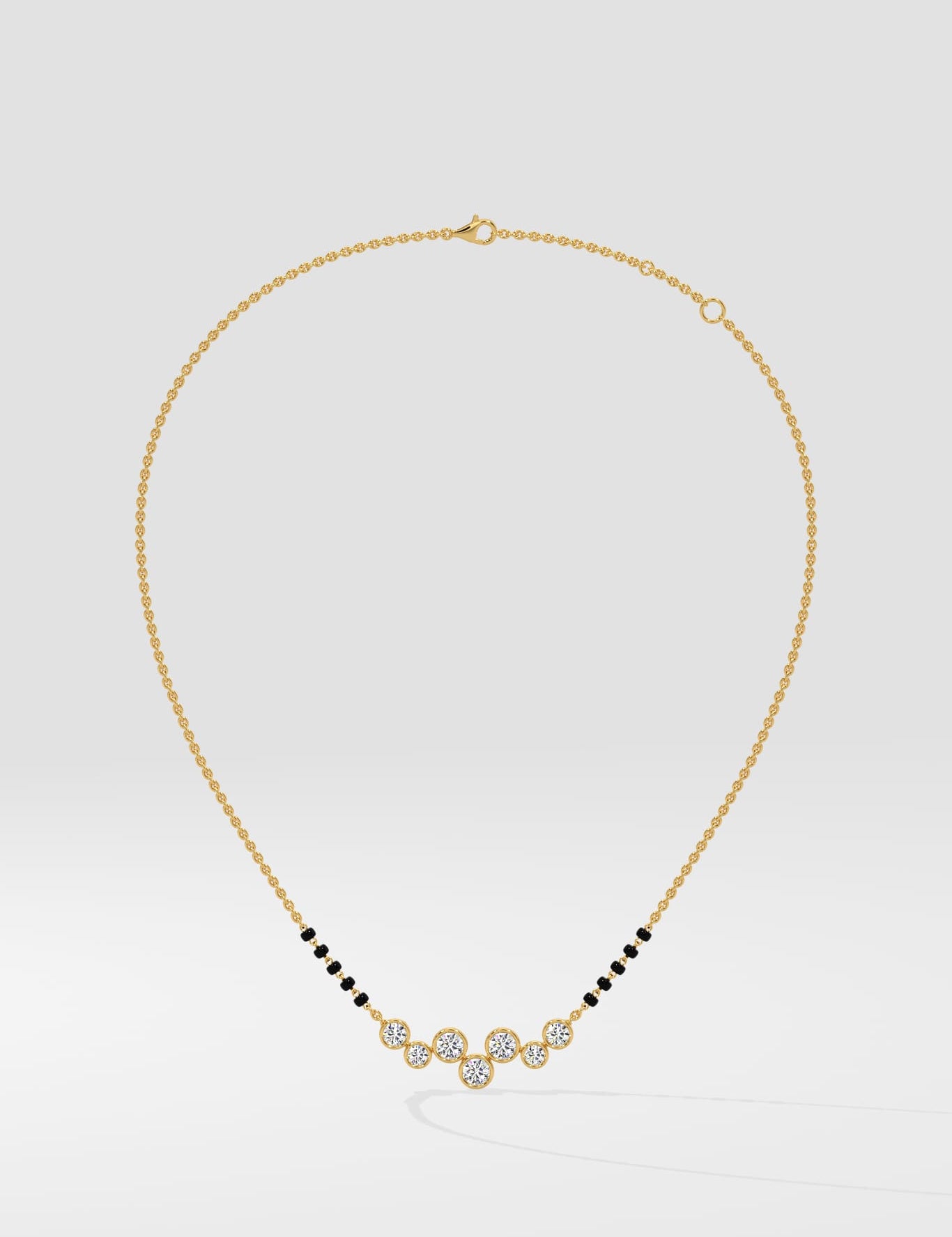 Serelle Bezel Mangalsutra - House of Quadri