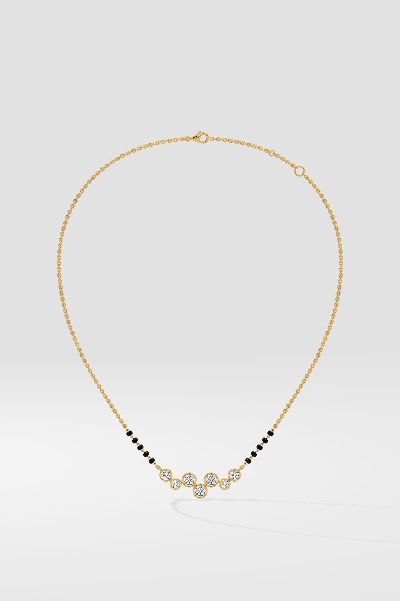 Serelle Bezel Mangalsutra - House of Quadri