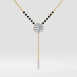 0.75 Ct Noemi Halo Mangalsutra - House of Quadri