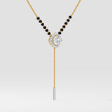 0.75 Ct Noemi Halo Mangalsutra - House of Quadri
