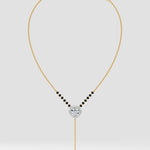 0.75 Ct Noemi Halo Mangalsutra - House of Quadri