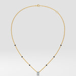 1 Ct Oval Mangalsutra - House of Quadri