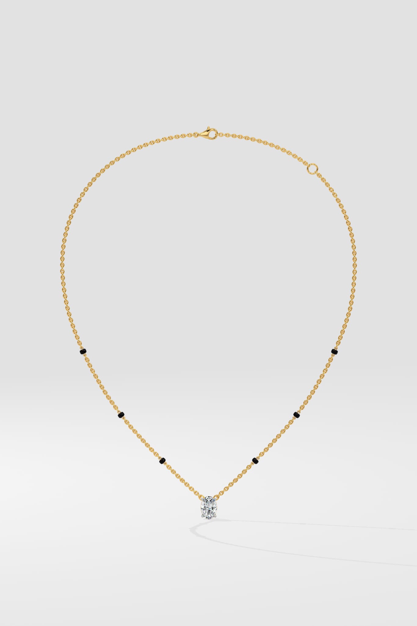 1 Ct Oval Mangalsutra - House of Quadri