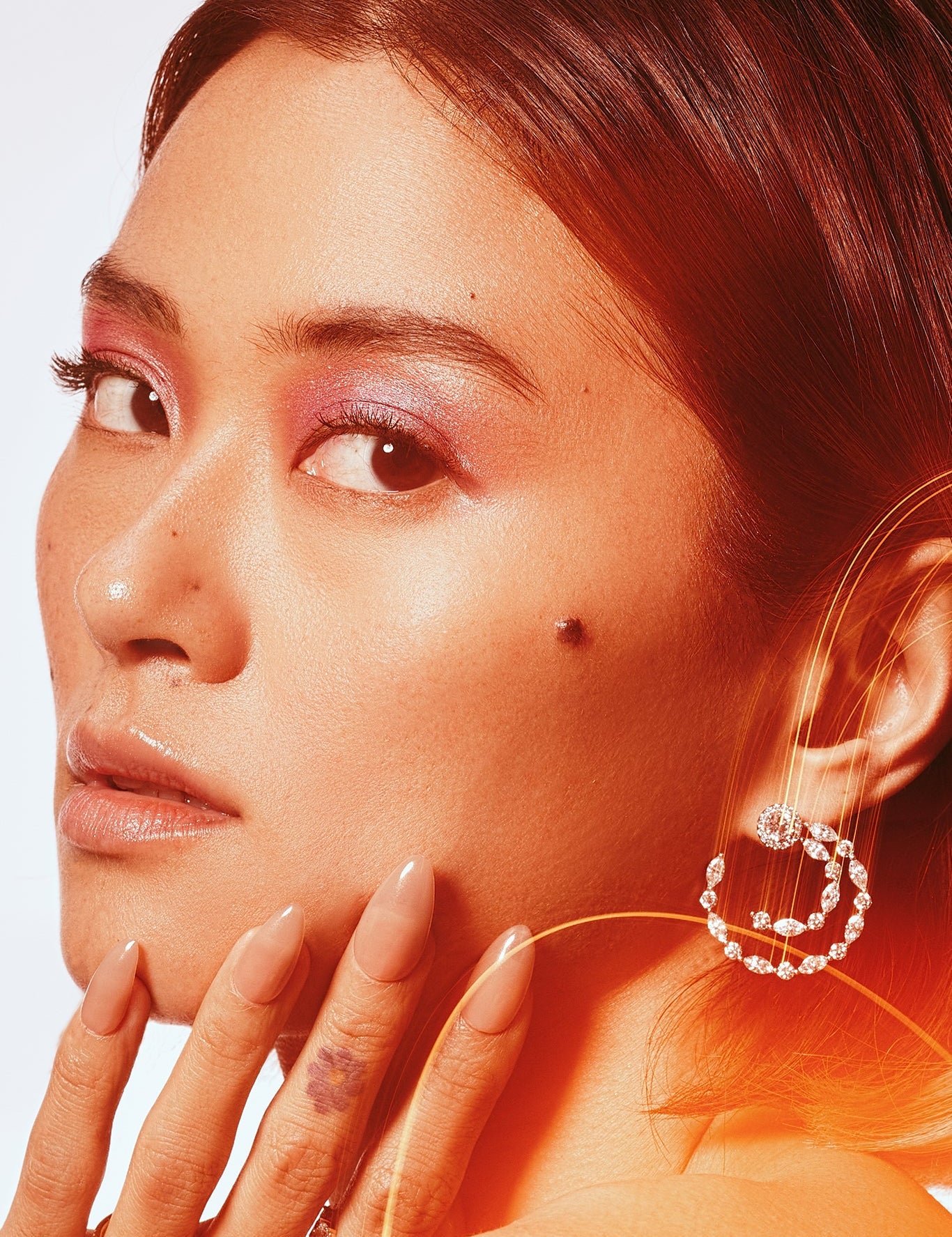 Illuminate Signature Double Row Front Hoops - House Of Quadri