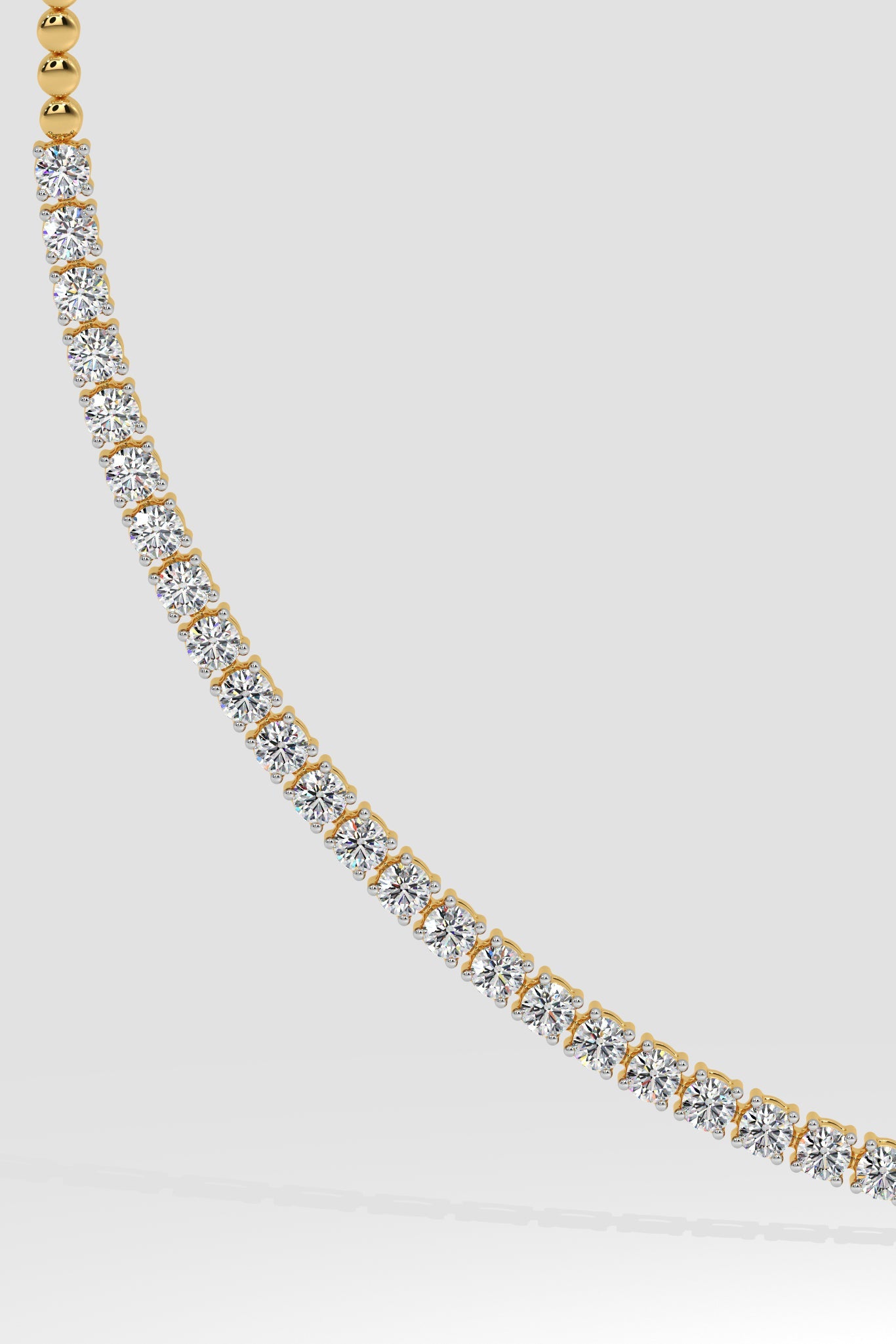 0.10 Pointer Tennis Necklace - House Of Quadri