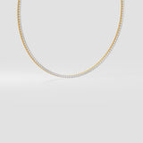 0.03 Ct Infinity Tennis Necklace