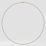 0.03 Ct Infinity Tennis Necklace - House of Quadri