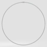 0.03 Ct Infinity Tennis Necklace
