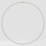 0.03 Ct Infinity Tennis Necklace