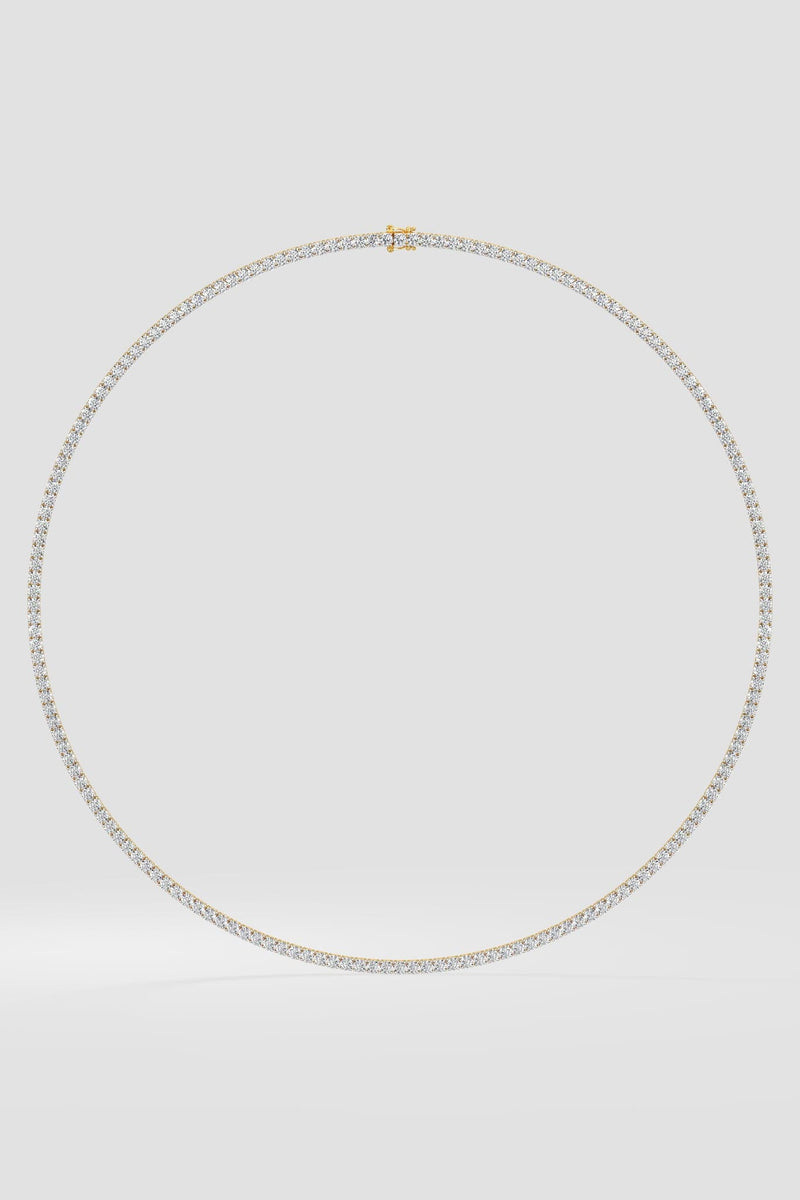 0.03 Ct Infinity Tennis Necklace