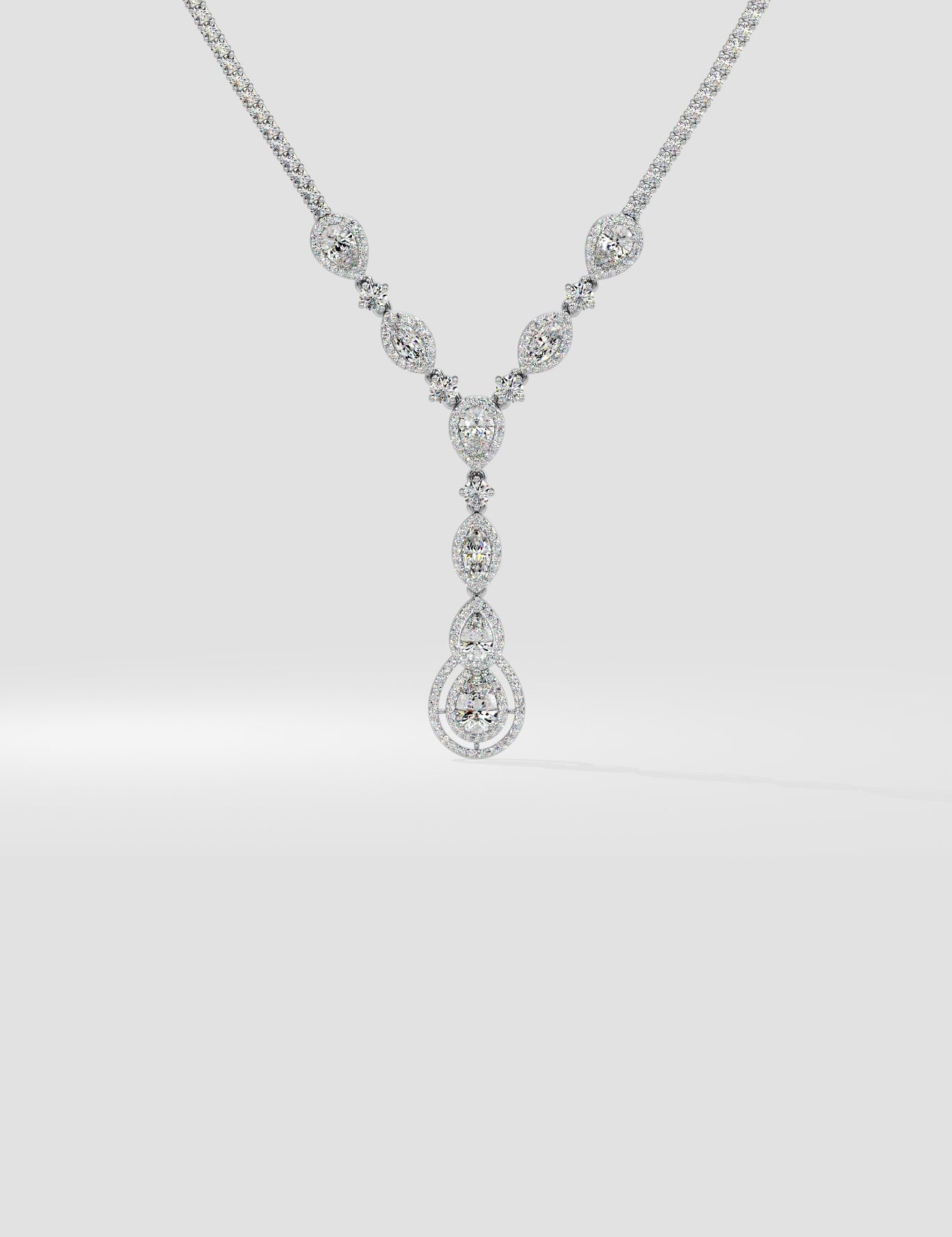Atlantis Pear Drop Necklace - House of Quadri