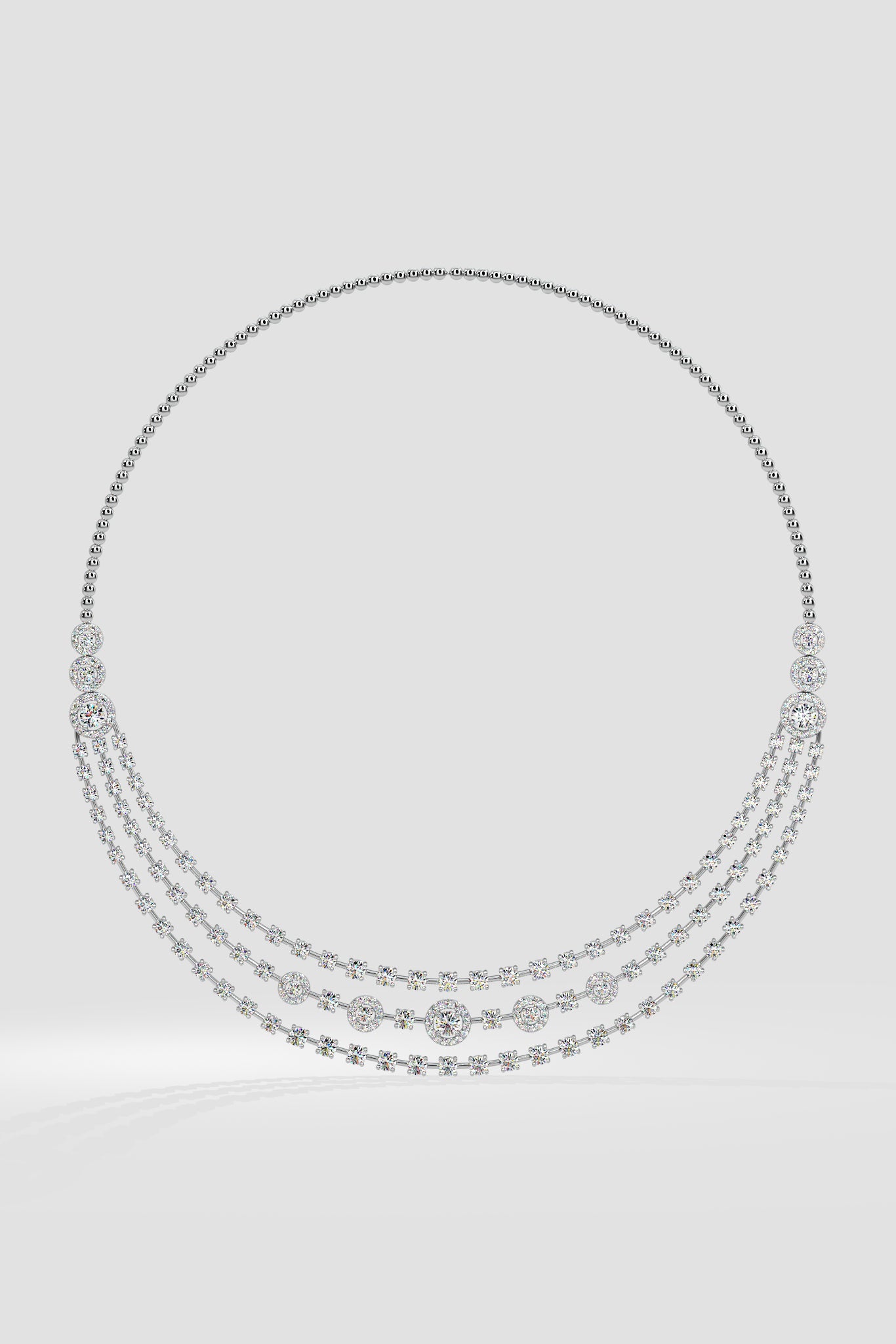 Trinity Halo Necklace