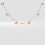 Orb Bezel Necklace