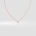 Angular Pear Solitaire Necklace - House of Quadri