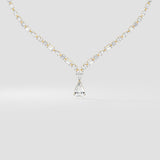 Cascade Pear Tennis Necklace
