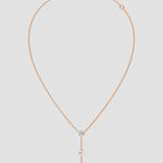 1 Ct Pearline Lariat Necklace - House of Quadri