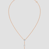 1 Ct Pearline Lariat Necklace - House of Quadri
