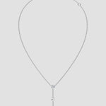1 Ct Pearline Lariat Necklace - House of Quadri