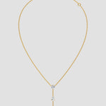 1 Ct Pearline Lariat Necklace - House of Quadri