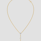 1 Ct Pearline Lariat Necklace - House of Quadri
