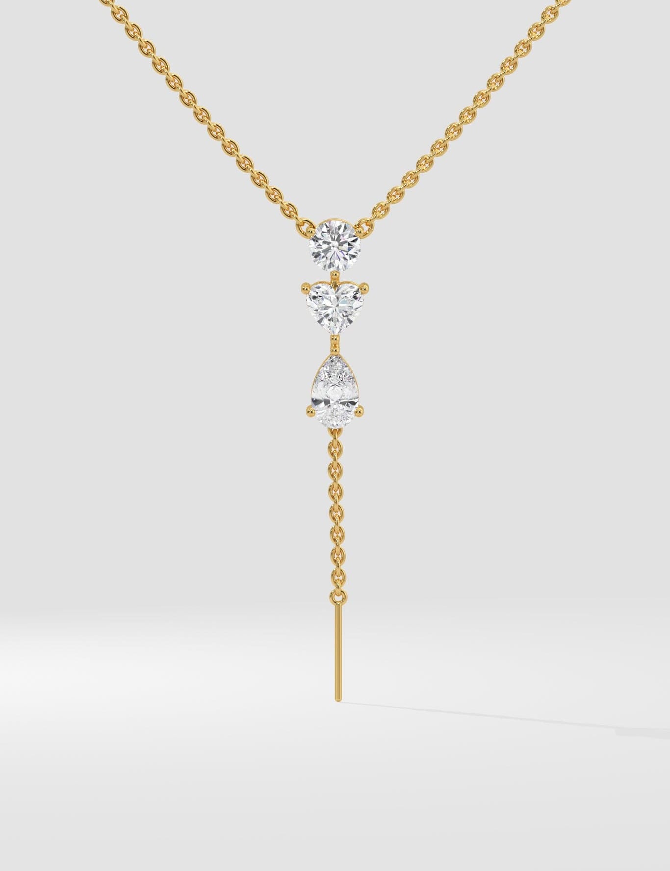 Trinity Drop Necklace - House of Quadri