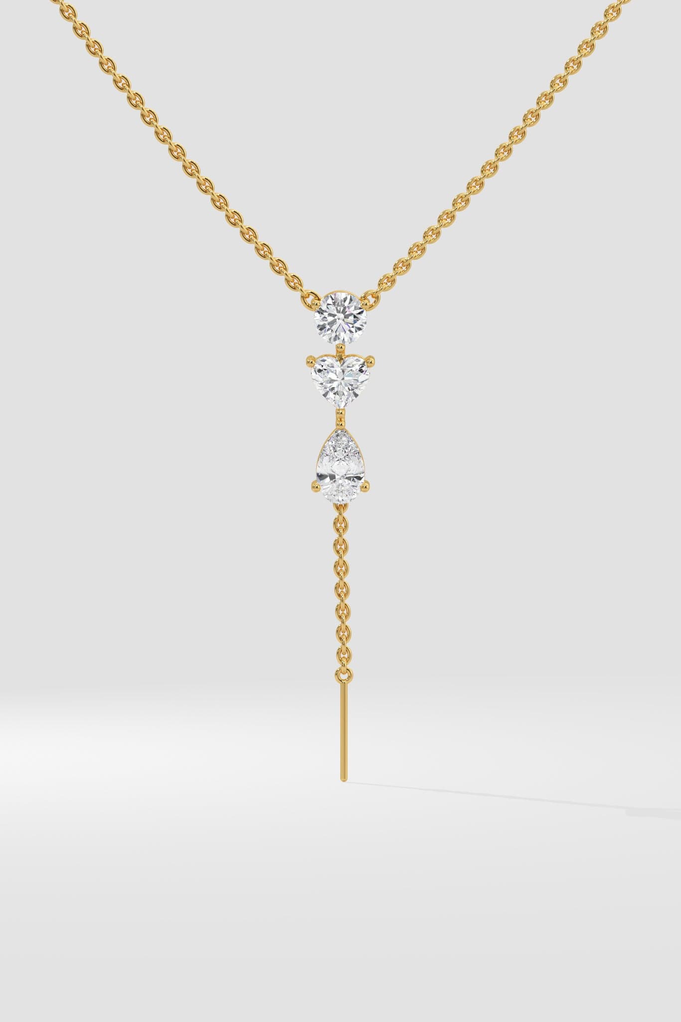 Trinity Drop Necklace - House of Quadri