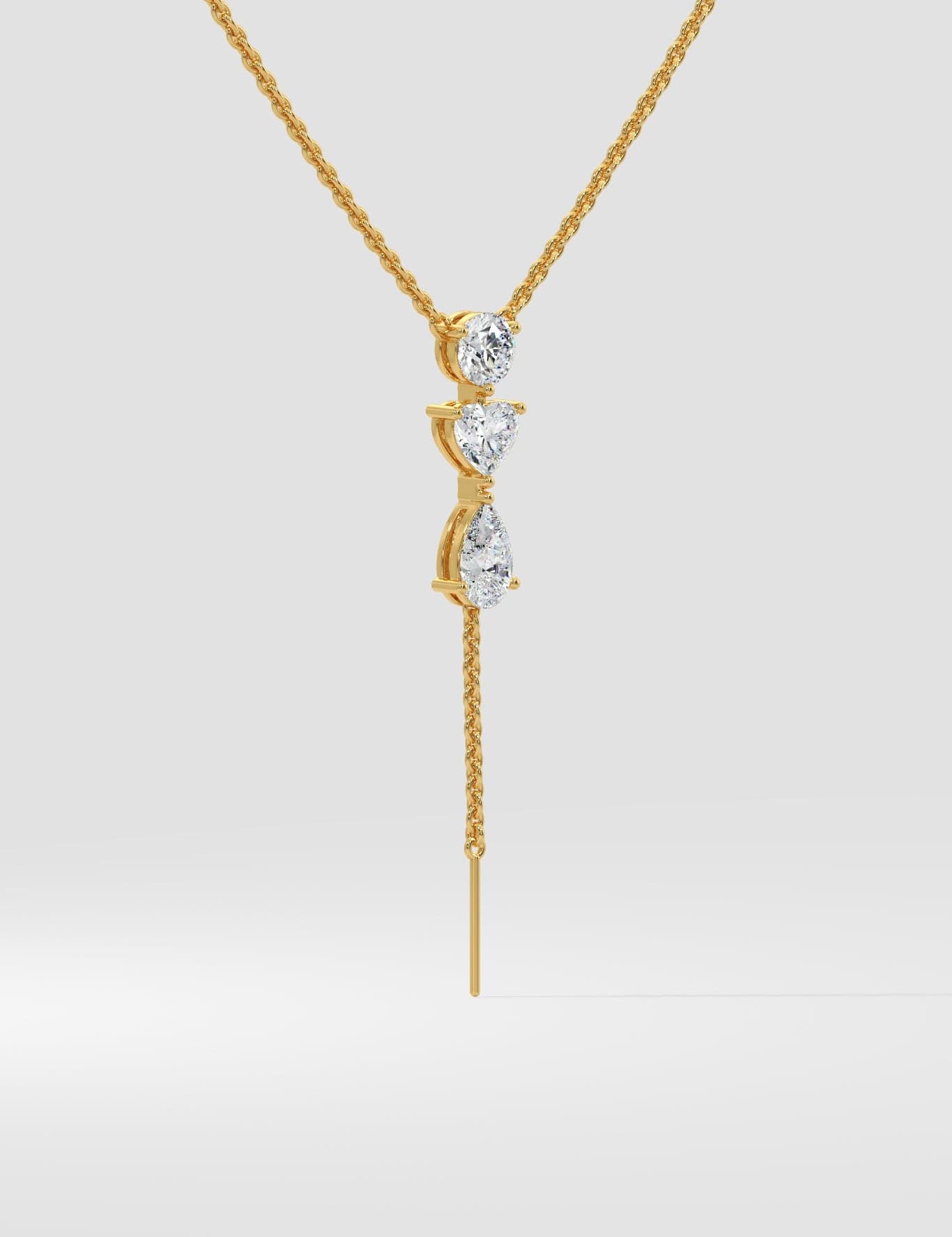 Trinity Drop Necklace - House of Quadri