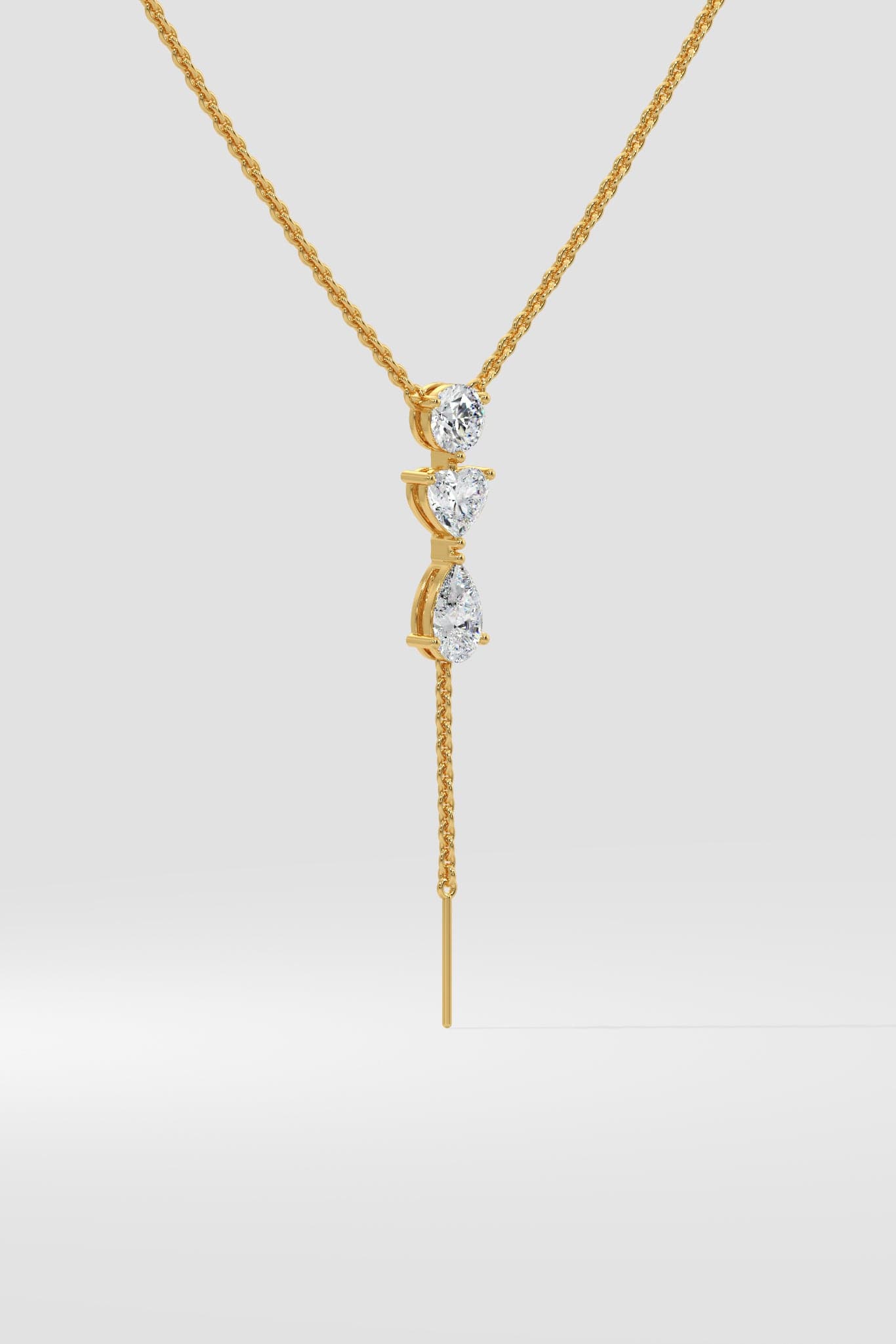 Trinity Drop Necklace - House of Quadri