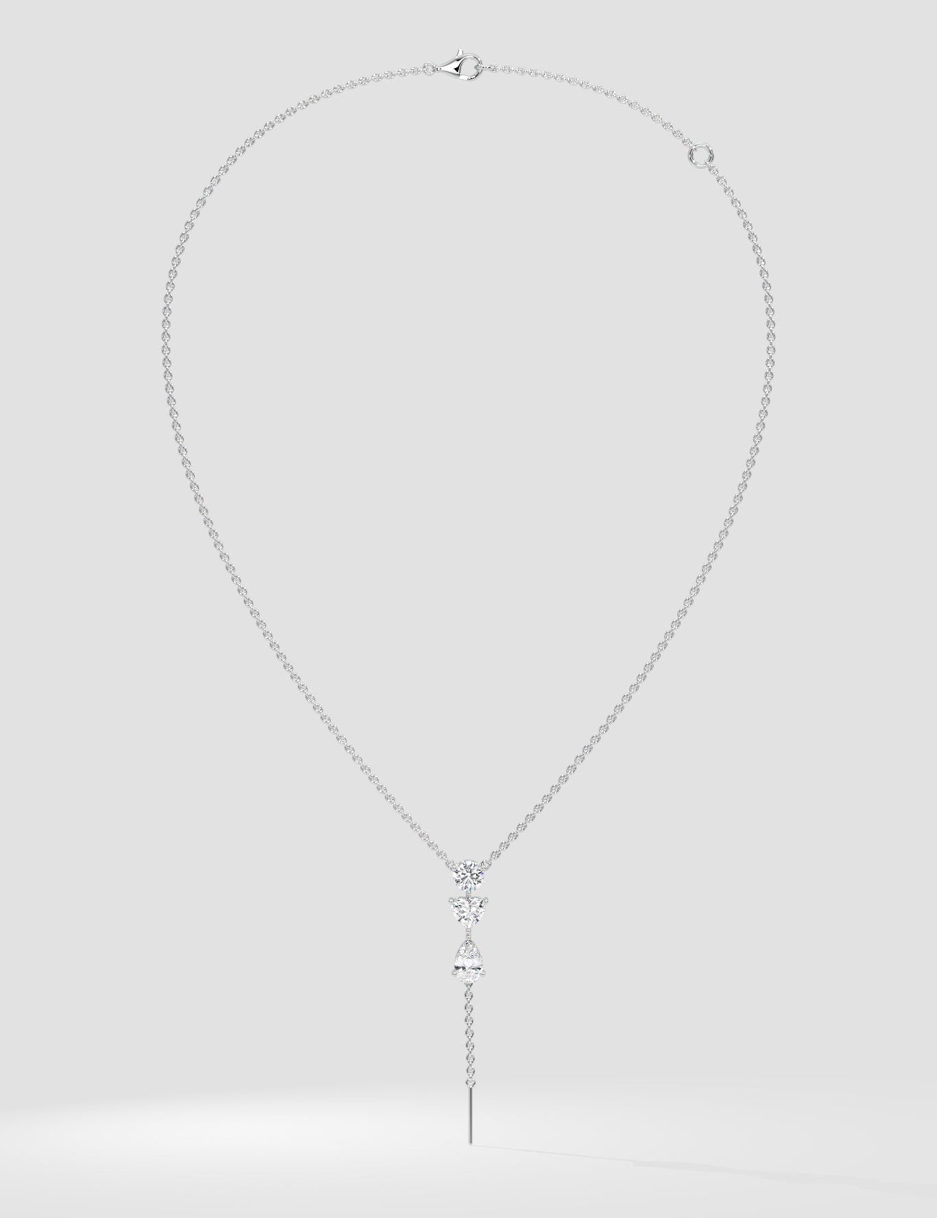 Trinity Drop Necklace - House of Quadri