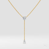 1.50 Ct Ivor Lariat Necklace - House of Quadri