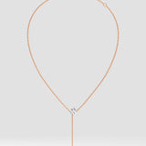 1 Ct Lumé Lariat Necklace - House of Quadri