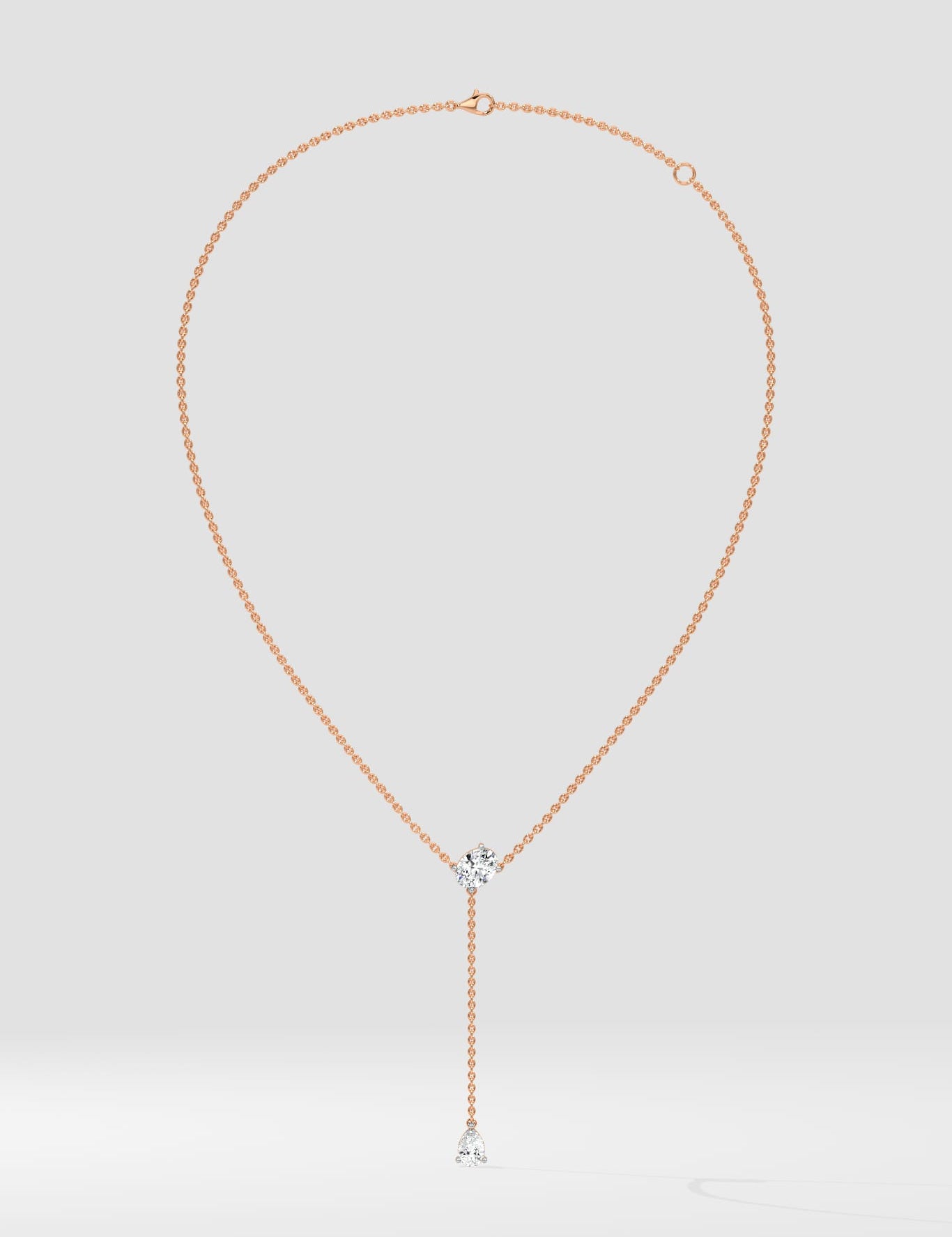 1 Ct Lumé Lariat Necklace - House of Quadri