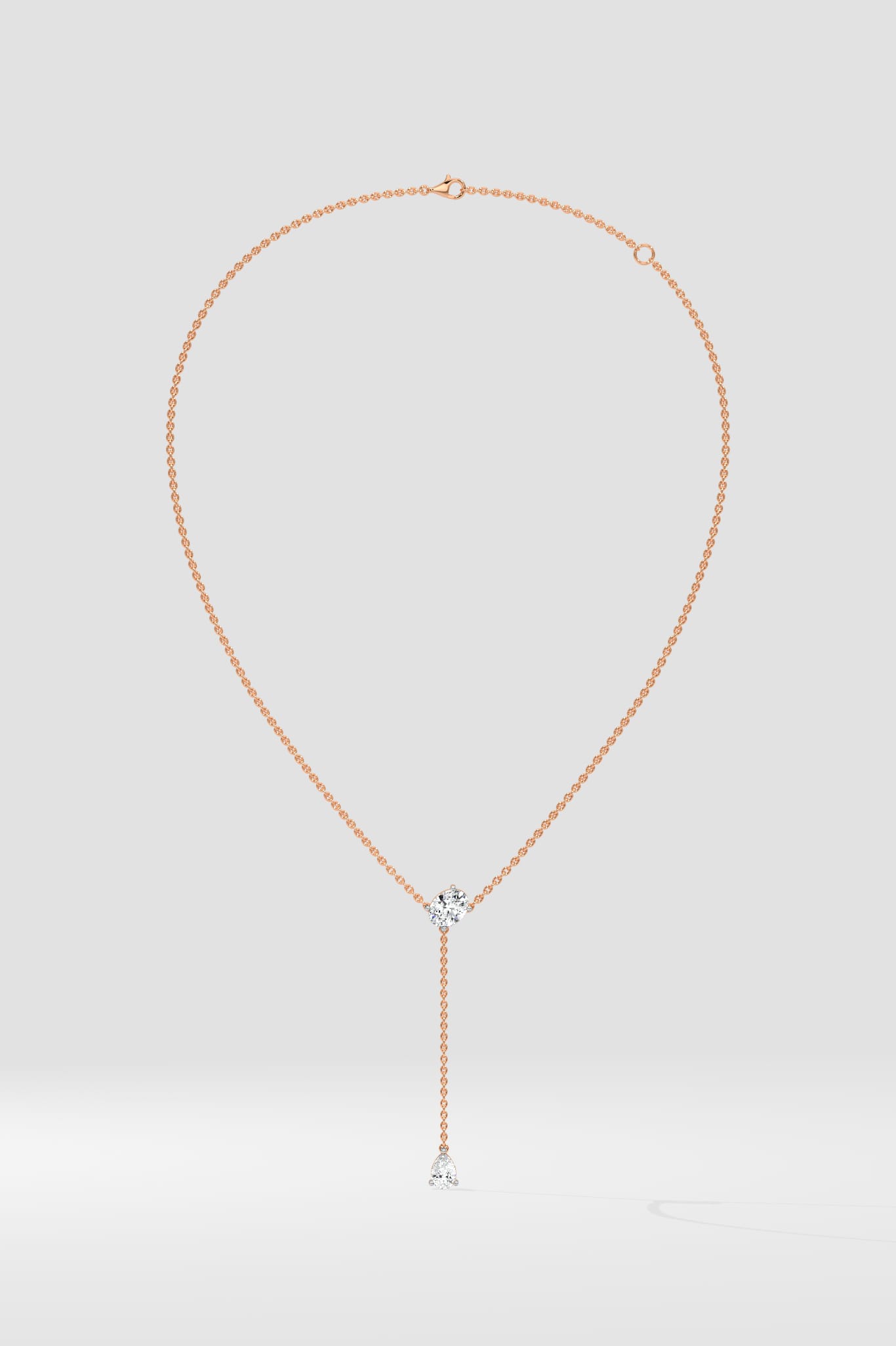 1 Ct Lumé Lariat Necklace - House of Quadri