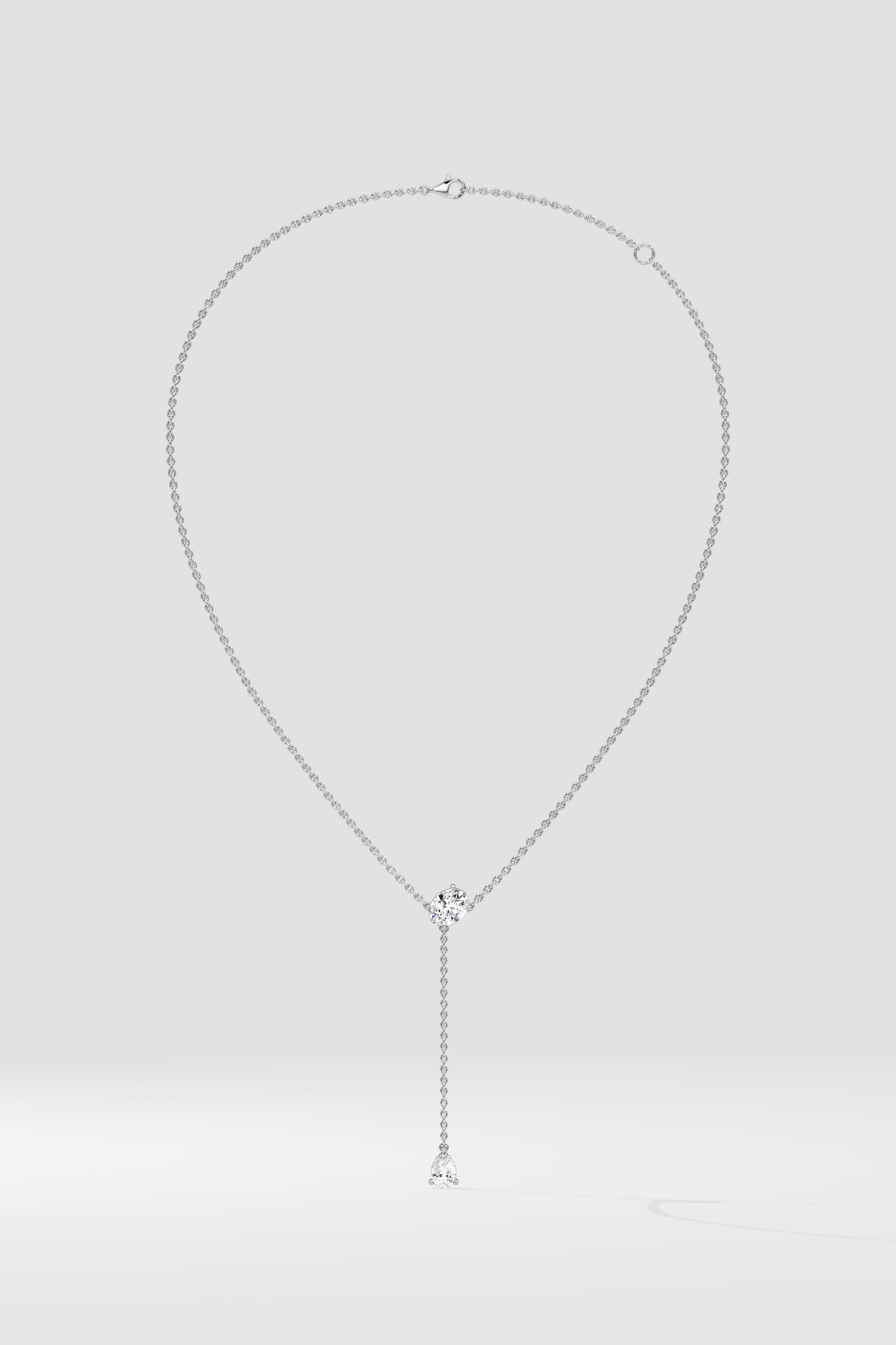 1 Ct Lumé Lariat Necklace - House of Quadri