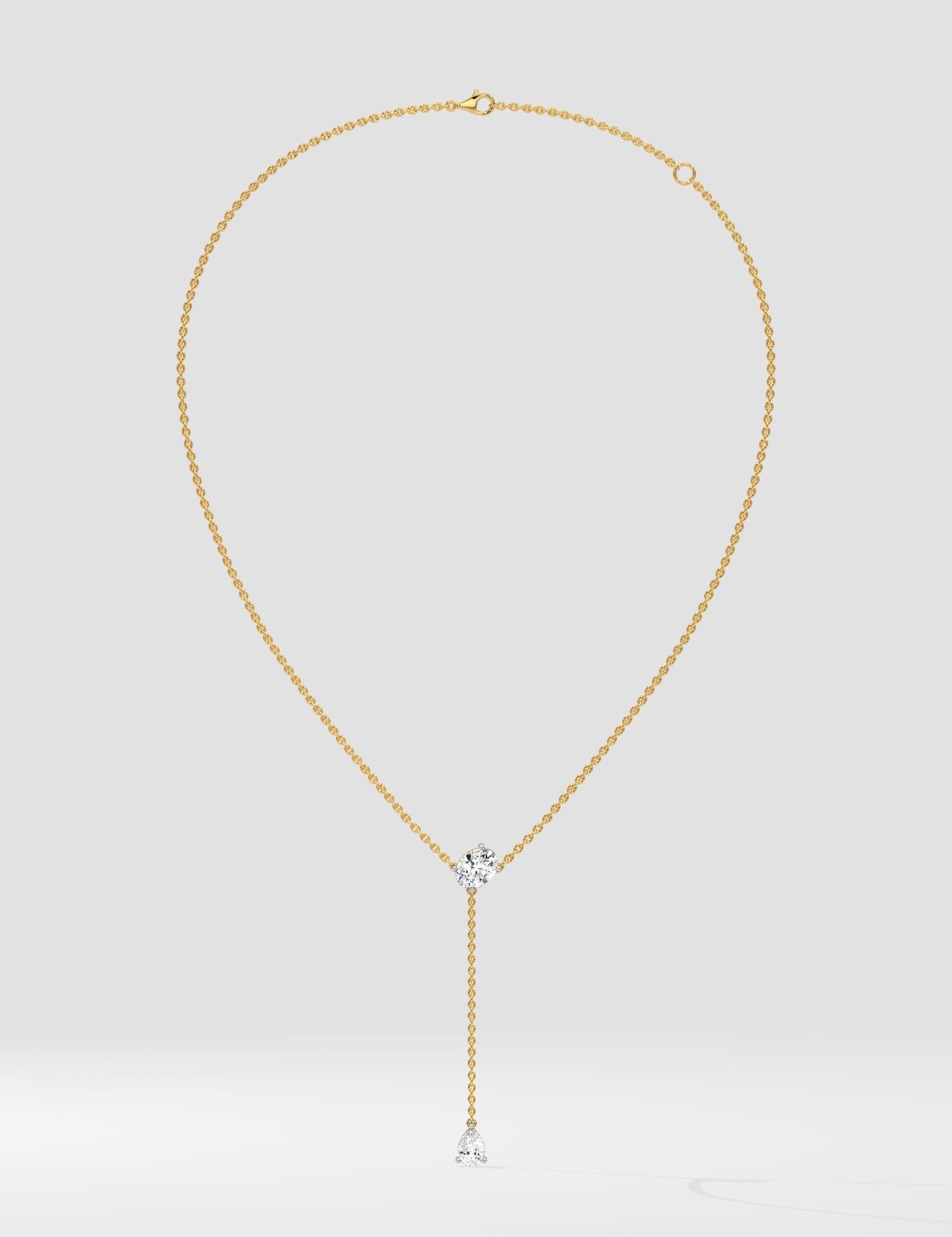 1 Ct Lumé Lariat Necklace - House of Quadri