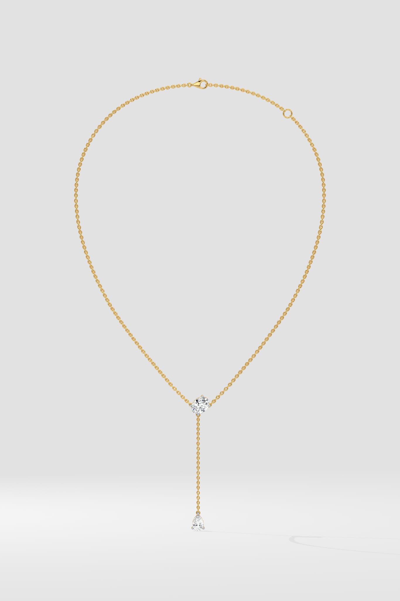 1 Ct Lumé Lariat Necklace - House of Quadri