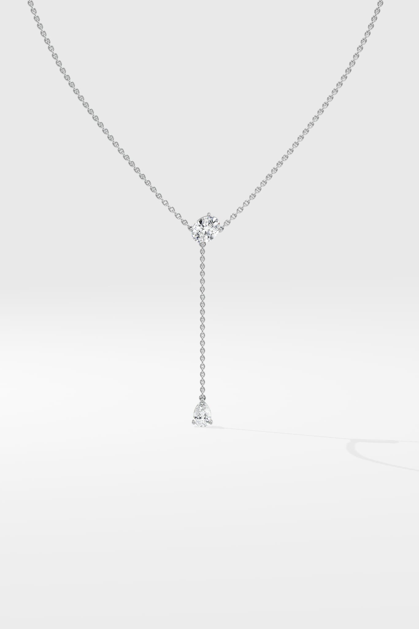 1 Ct Lumé Lariat Necklace - House of Quadri