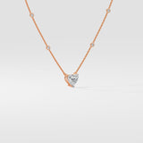 2 Ct Heart Constelle Necklace - House of Quadri