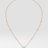 2 Ct Heart Constelle Necklace - House of Quadri