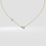 3 Ct Pear Duet Necklace - House of Quadri