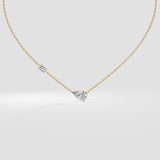 3 Ct Pear Duet Necklace - House of Quadri