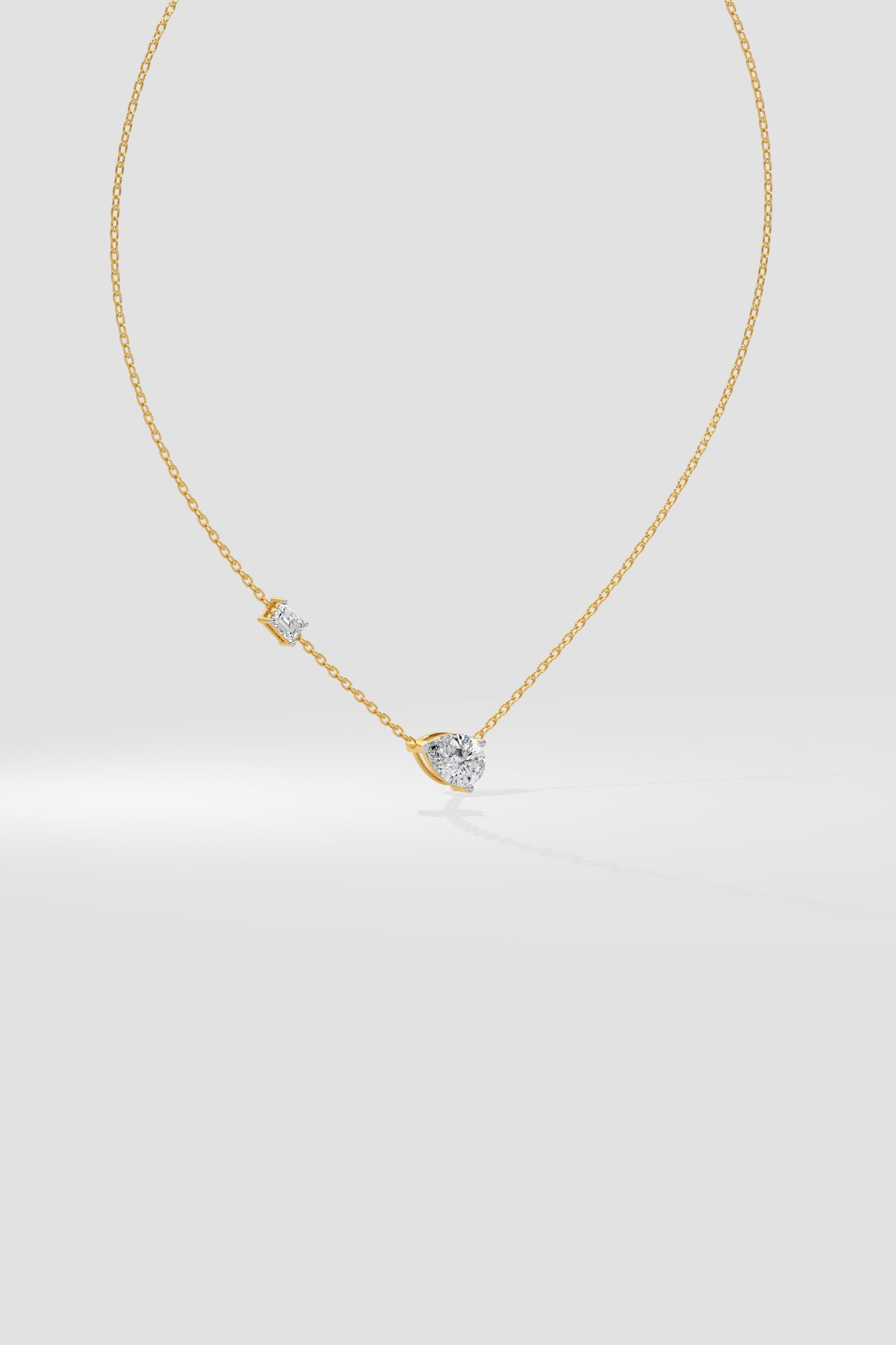 3 Ct Pear Duet Necklace - House of Quadri