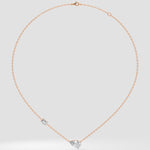 3 Ct Pear Duet Necklace - House of Quadri