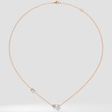 3 Ct Pear Duet Necklace - House of Quadri