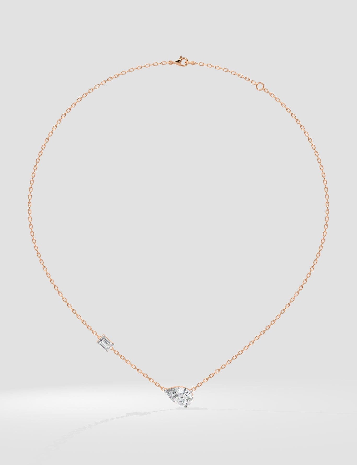 3 Ct Pear Duet Necklace - House of Quadri