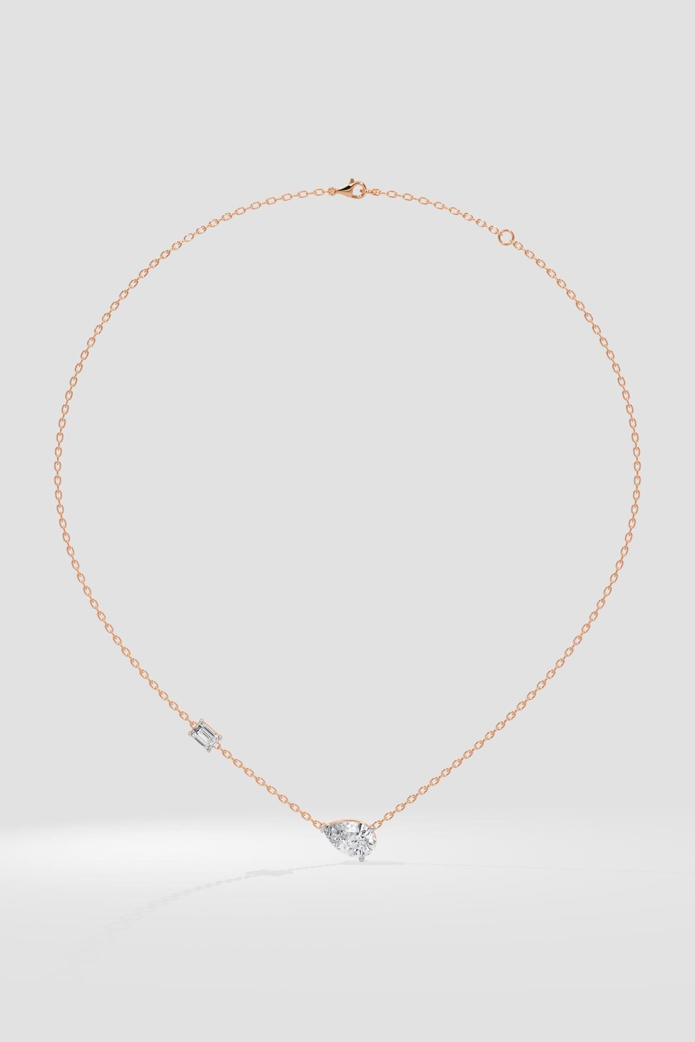 3 Ct Pear Duet Necklace - House of Quadri
