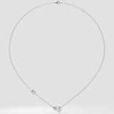 3 Ct Pear Duet Necklace - House of Quadri